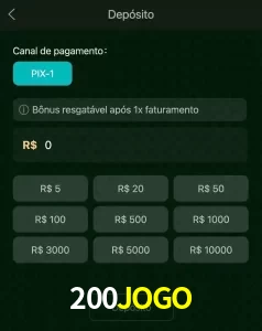 deposits 200JOGO